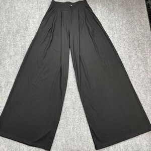 Saints & Hearts Wide Leg Ribbed Pull On Pants Size Medium Pleated Pockets